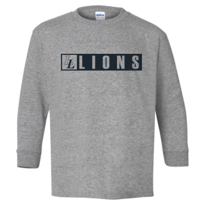 LL Lions  - Heavy Cotton Youth Long Sleeve T-Shirt Thumbnail