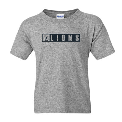 LL Lions  - DryBlend Youth 50/50 T-Shirt Thumbnail