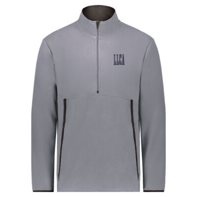 EMB Block LLCA - Eco Revive™ Youth Polar Fleece Quarter-Zip Pullover Thumbnail