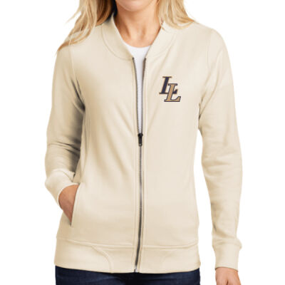 LL EMB - Women's Lightweight French Terry Bomber Thumbnail