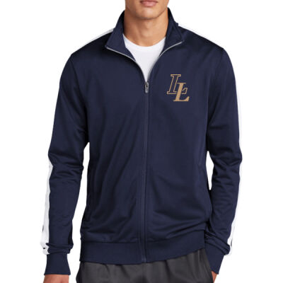 LL EMB - Tricot Sleeve Stripe Track Jacket Thumbnail