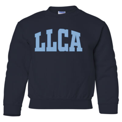 LLCA Striped - Heavy Blend Youth Crewneck Sweatshirt Thumbnail