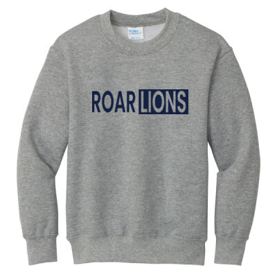 ROAR LIONS - Youth Core Fleece Crewneck Sweatshirt Thumbnail
