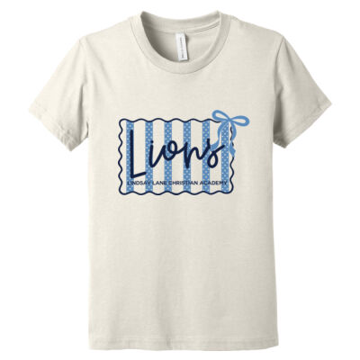 Dots & Stripes Lions  - Youth Heather CVC Tee Thumbnail