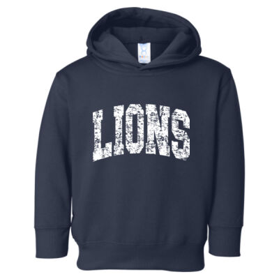 ARCHED DISTRESS LIONS  - Toddler Pullover Fleece Hoodie Thumbnail