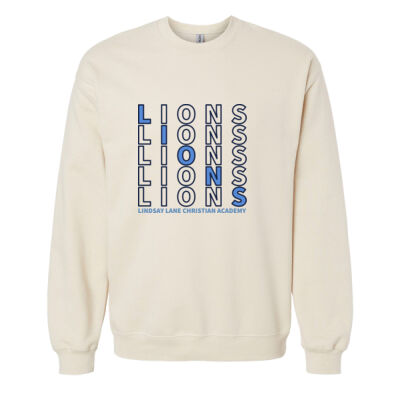 LIONS REPEAT - Softstyle® Crewneck Sweatshirt Thumbnail