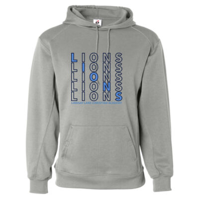 LIONS REPEAT - Performance Fleece Hooded Sweatshirt Thumbnail
