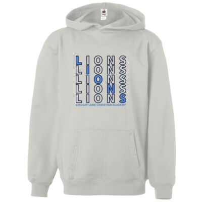 LIONS REPEAT - Youth Performance Fleece Hooded Sweatshirt Thumbnail