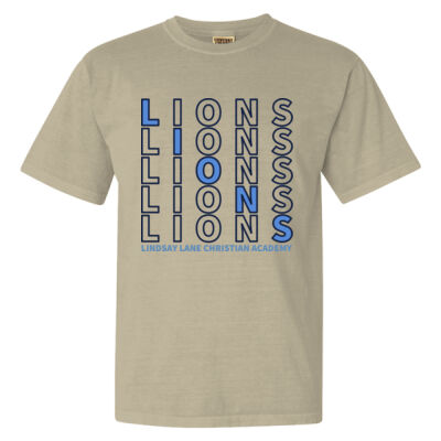 LIONS REPEAT - Garment Dyed Heavyweight Ringspun Short Sleeve Shirt Thumbnail
