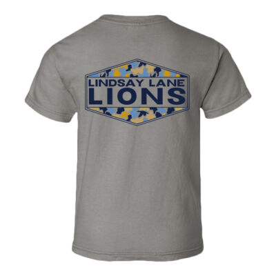 Camo Lions  - Youth Garment Dyed Ringspun T-Shirt Thumbnail